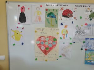 Prace dzieci z oddziałów przedszkolnych