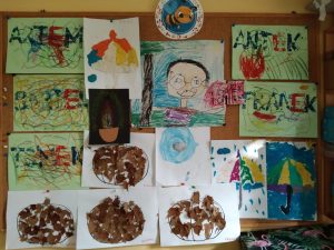 Prace dzieci z oddziałów przedszkolnych