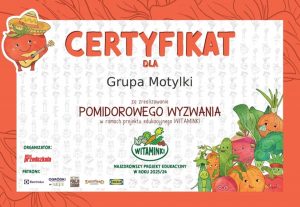 Certyfikat Grupa Motylki