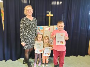 Laureaci z p. wicedyrektorką