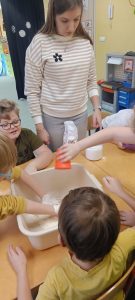 mieszanie składników