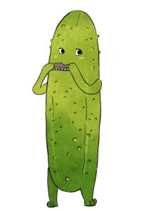 ogórek z projektu witaminki