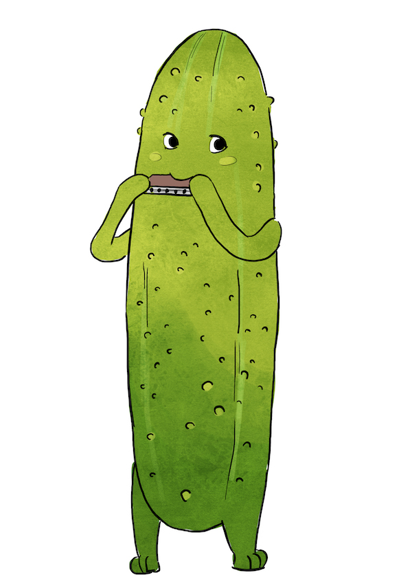 ogórek z projektu witaminki