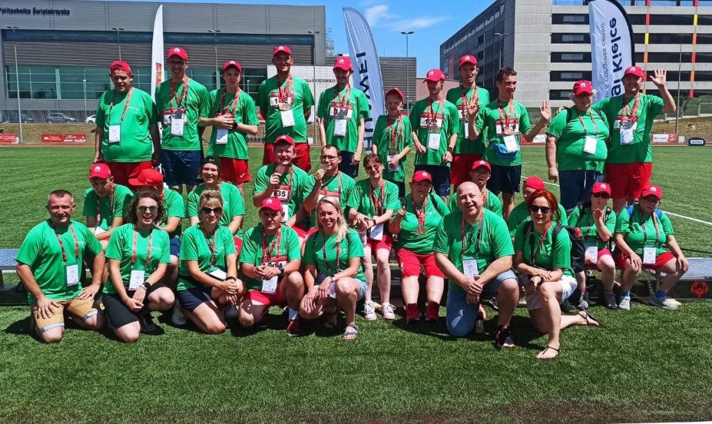 udział zawodników Fair Play w ogólnopolskich zawodach lekkoatletycznych olimpiad specjalnych
