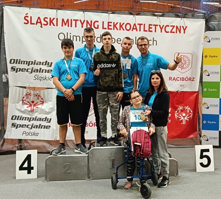 udział zawodników Fair Play w XXII Śląski Mityng Lekkoatletyczny Olimpiad Specjalnych Racibórz 2024