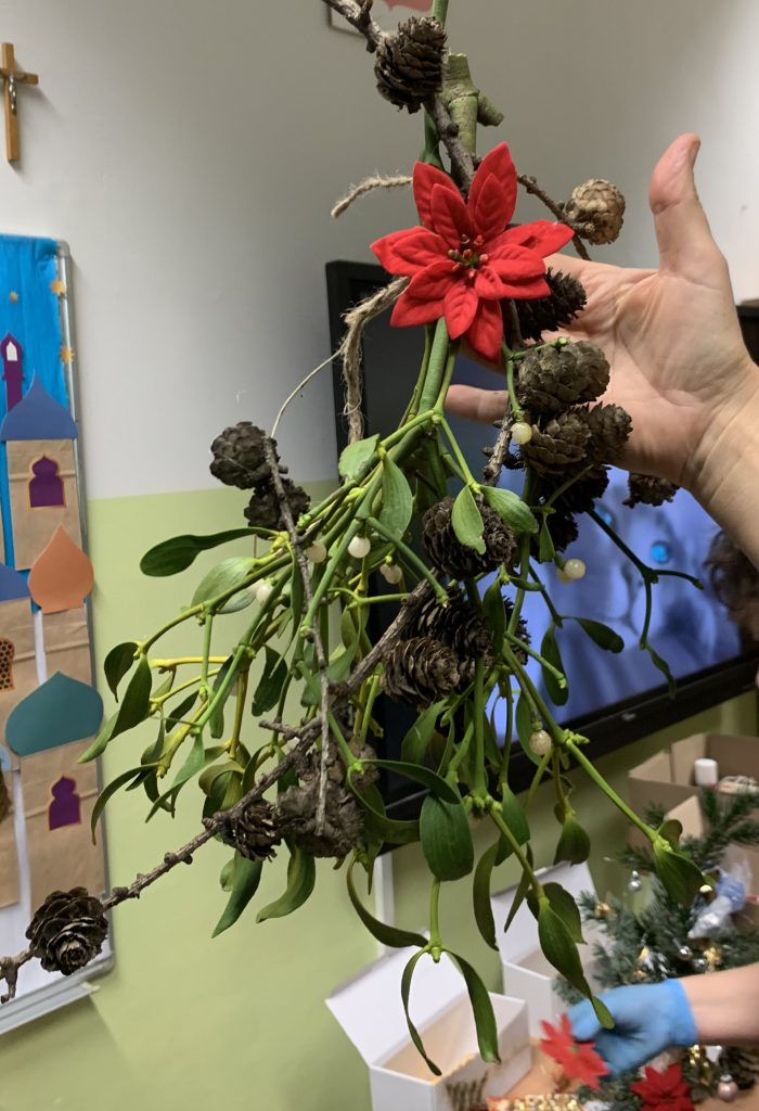 warsztaty robienia stroików świątecznych