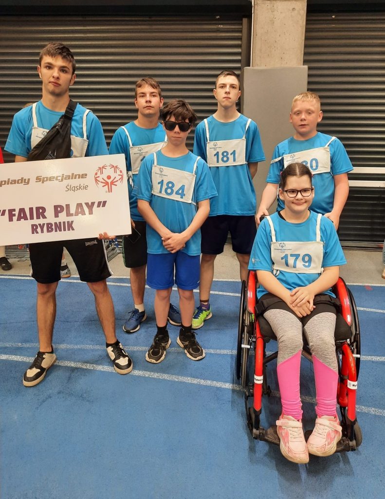 udział zawodników Klubu Fair Play Rybnik w XXIII Mityngu Lekkoatletycznym Olimpiad Specjalnych