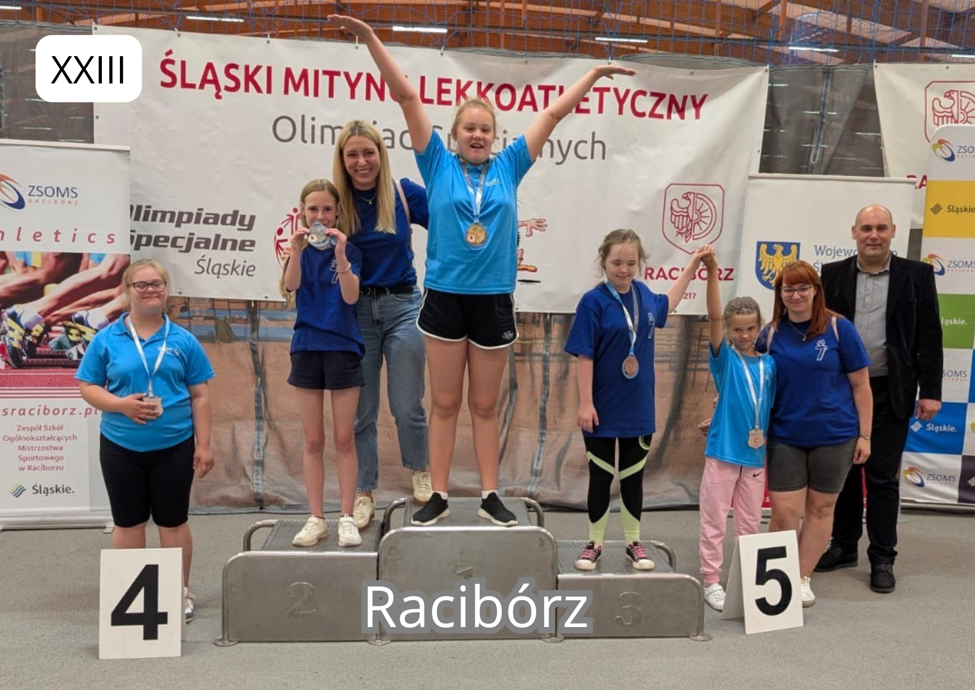 udział zawodników Klubu Fair Play Rybnik w XXIII Mityngu Lekkoatletycznym Olimpiad Specjalnych
