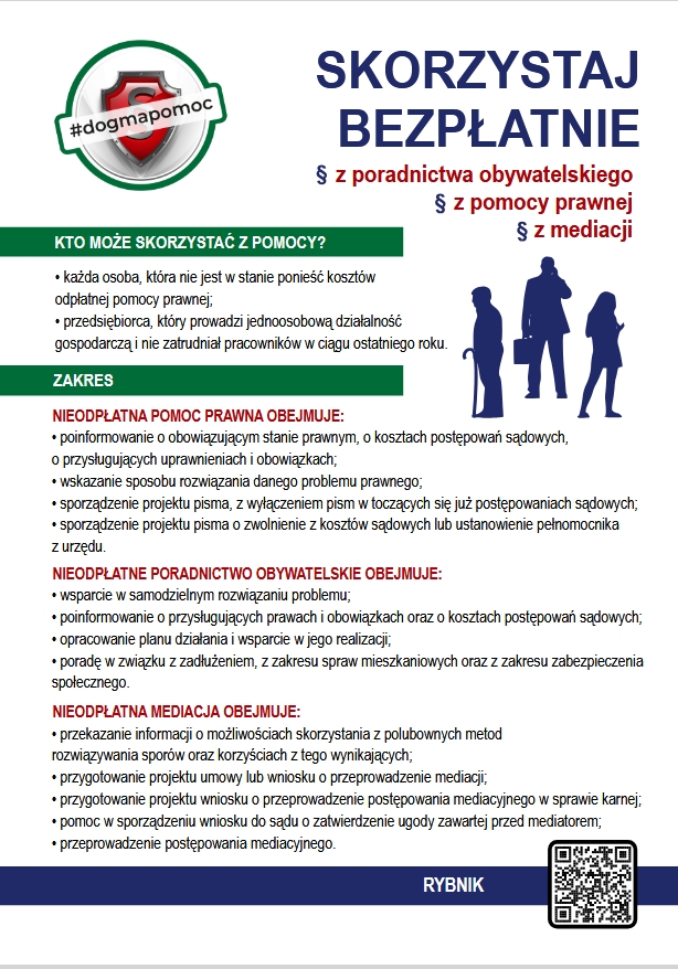 Nieodpłatna pomoc prawnicza