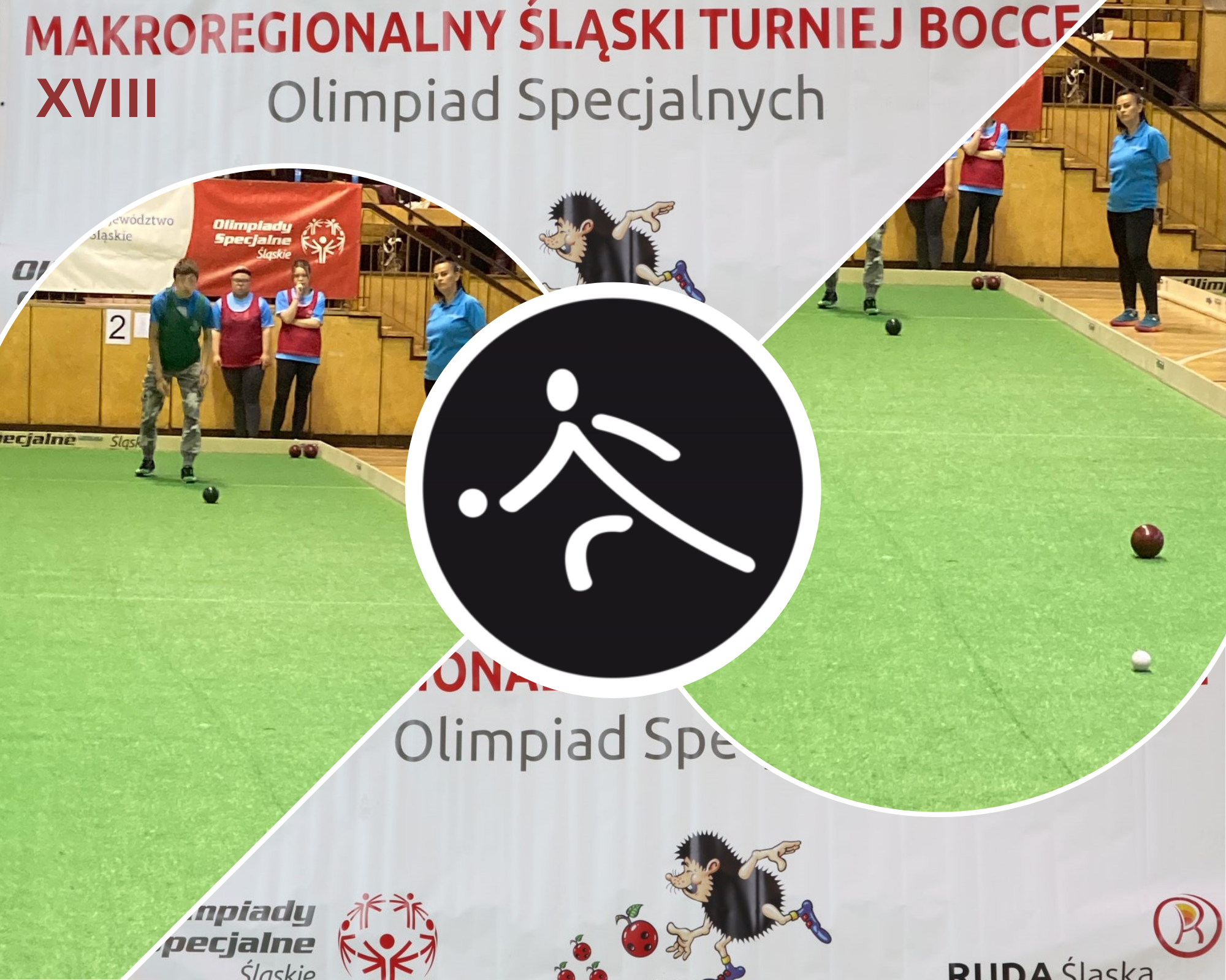 udział zawodników Klubu Fair Play w XVIII Makroregionalny Śląski Turniej Bocce Olimpiad Specjalnych Ruda Śląska 2025