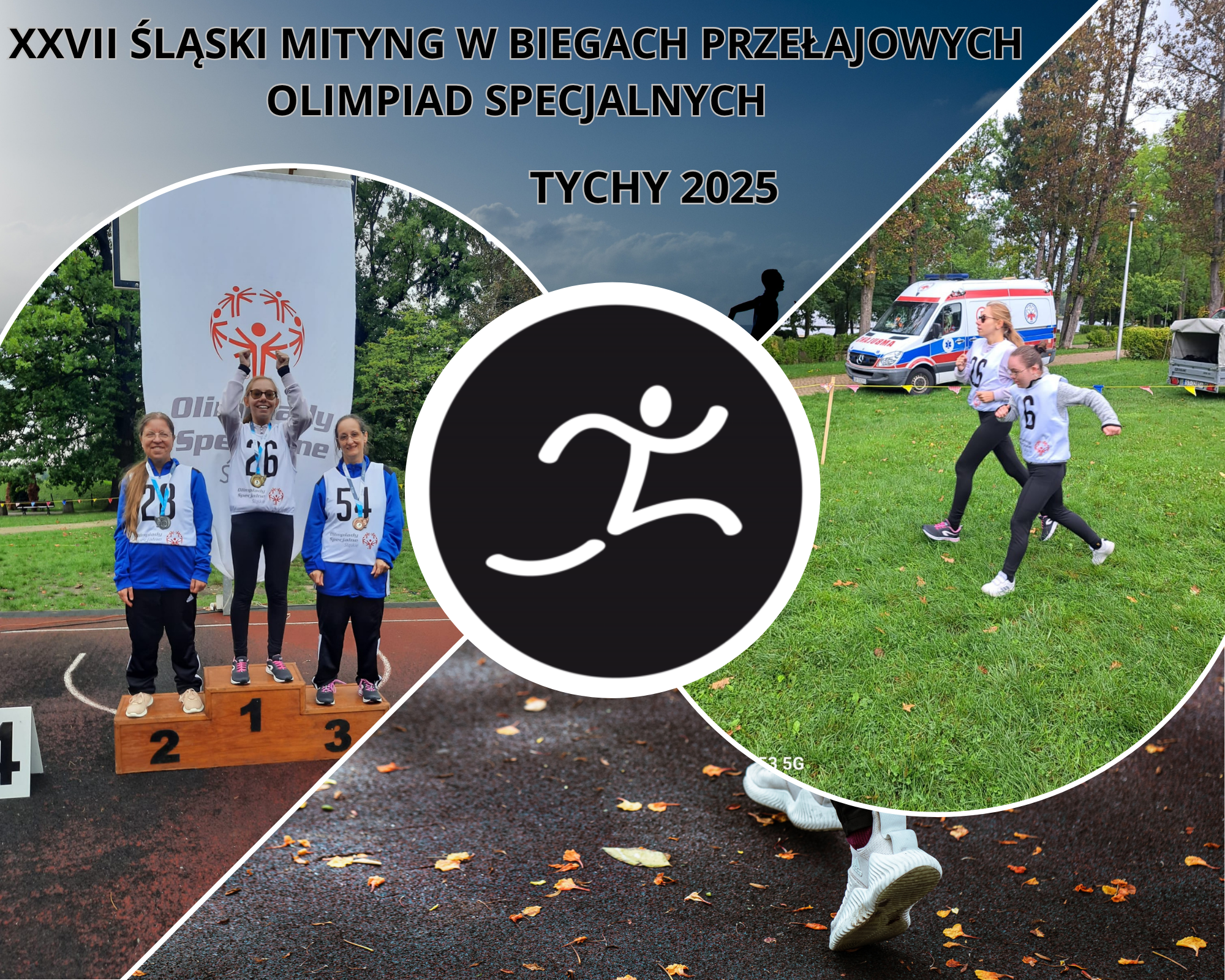 udział zawodników Klubu Fair Play Rybnik w XXVII Śląskim Mityngu w Biegach Przełajowych Olimpiad Specjalnych w Tychach