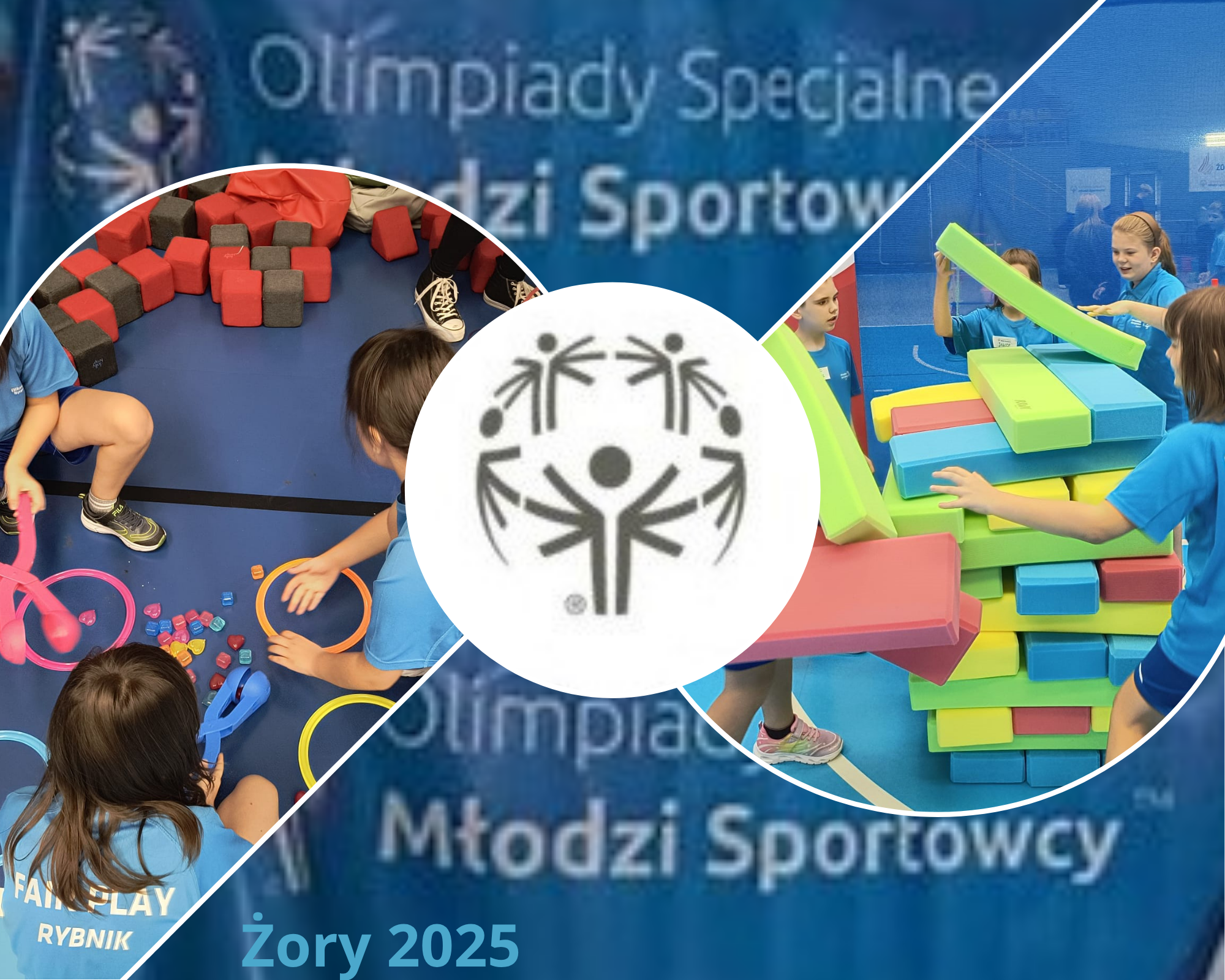 udział zawodników Klubu Fair Play rybnik w VI Dniu Młodych Sportowców Olimpiad Specjalnych Zabrze