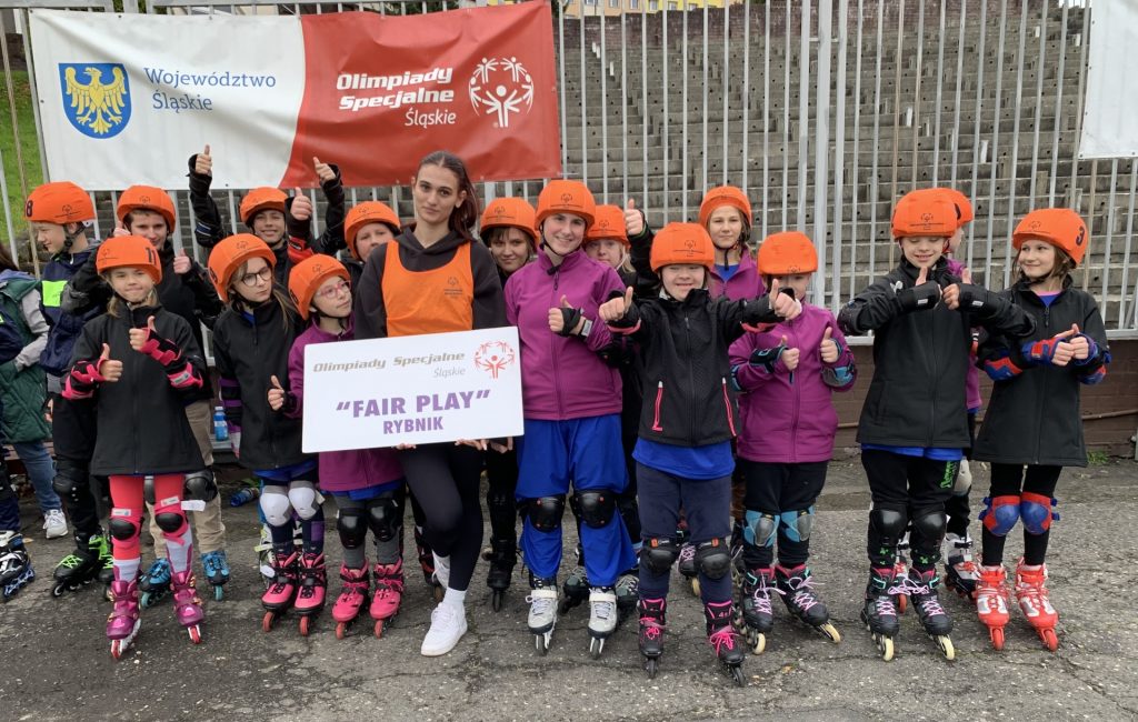 udział zawodników Fair Play w XXIII Śląskim Mityngu w Jeździe Szybkiej na Wrotkach