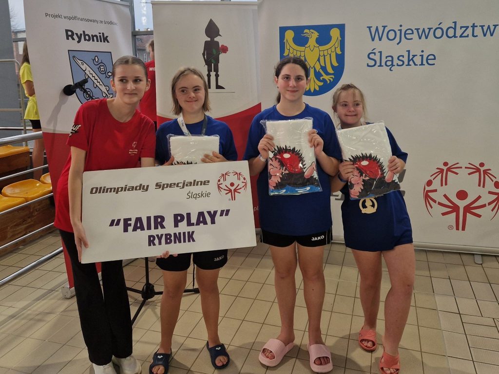 udział zawodników Fair Play w XXXI Śląskim Mityngu Pływackim