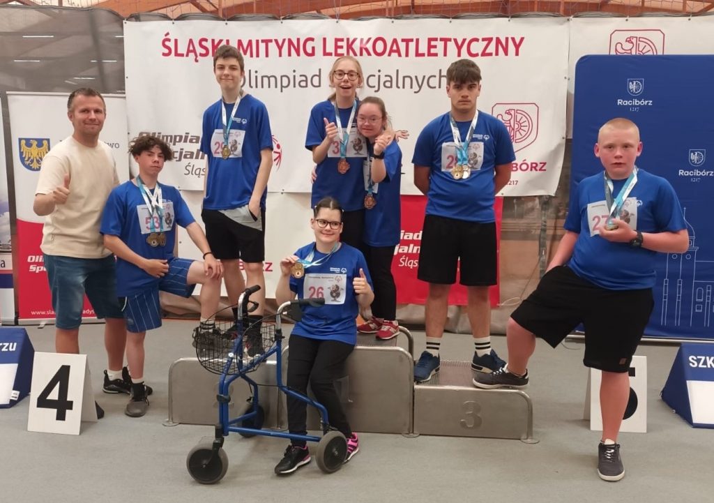 udział zawodników Klubu Fair Play w XXIV Śląskim Mityngu Lekkoatletycznym Olimpiad Specjalnych w Raciborzu