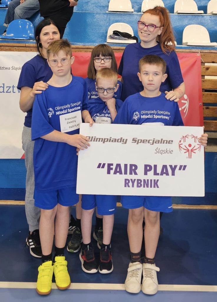 udział zawodników Klubu Fair Play w VII Dniu Młodych Sportowców Olimpiad Specjalnych w Rudzie Śląskiej