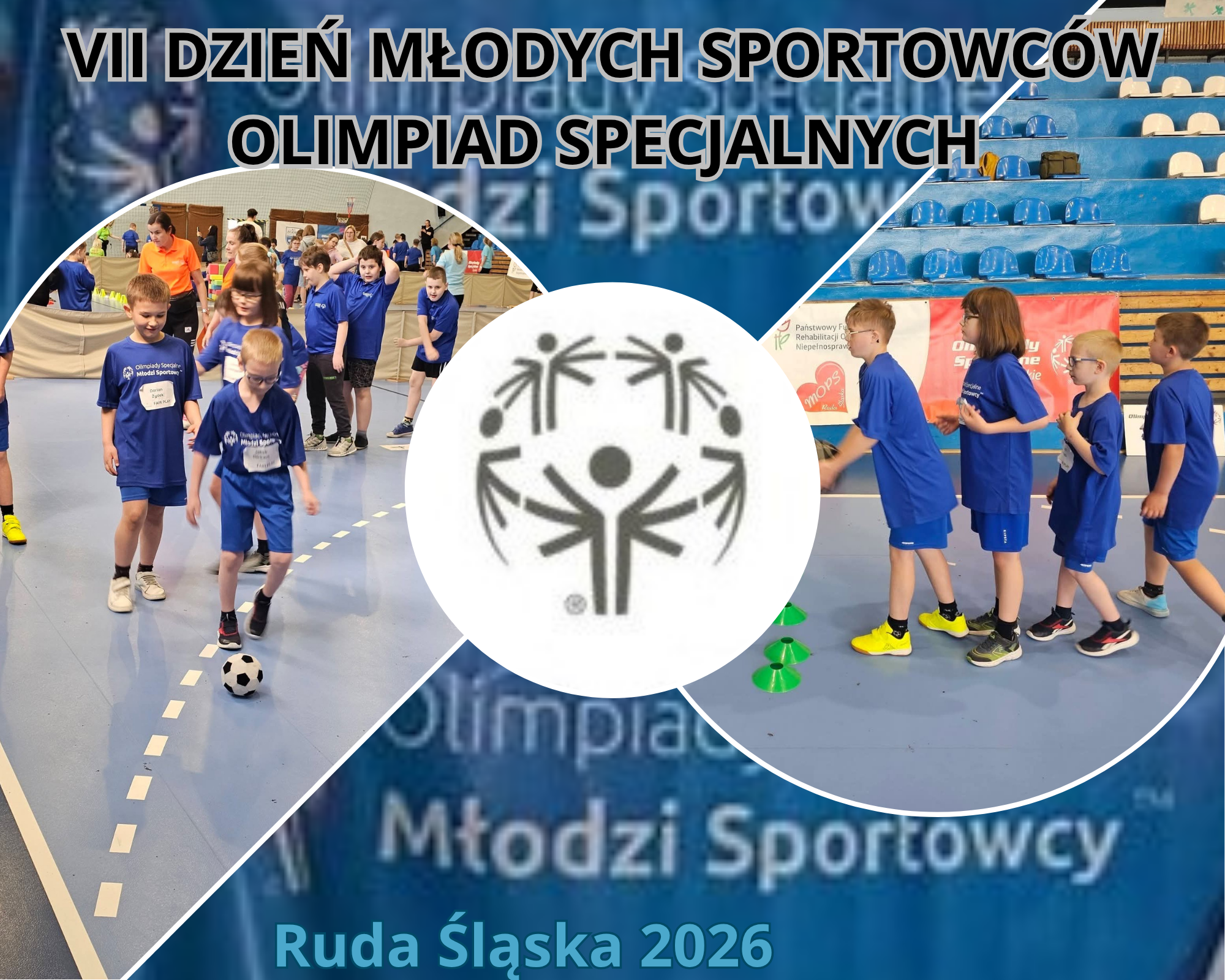 udział zawodników Fair Play Rybnik w VII Dniu Młodych Sportowców Olimpiad Specjalnych w Rudzie Śląskiej